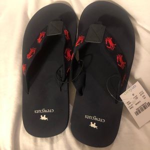 Boys J Crew Flip flops size 3 brand new
